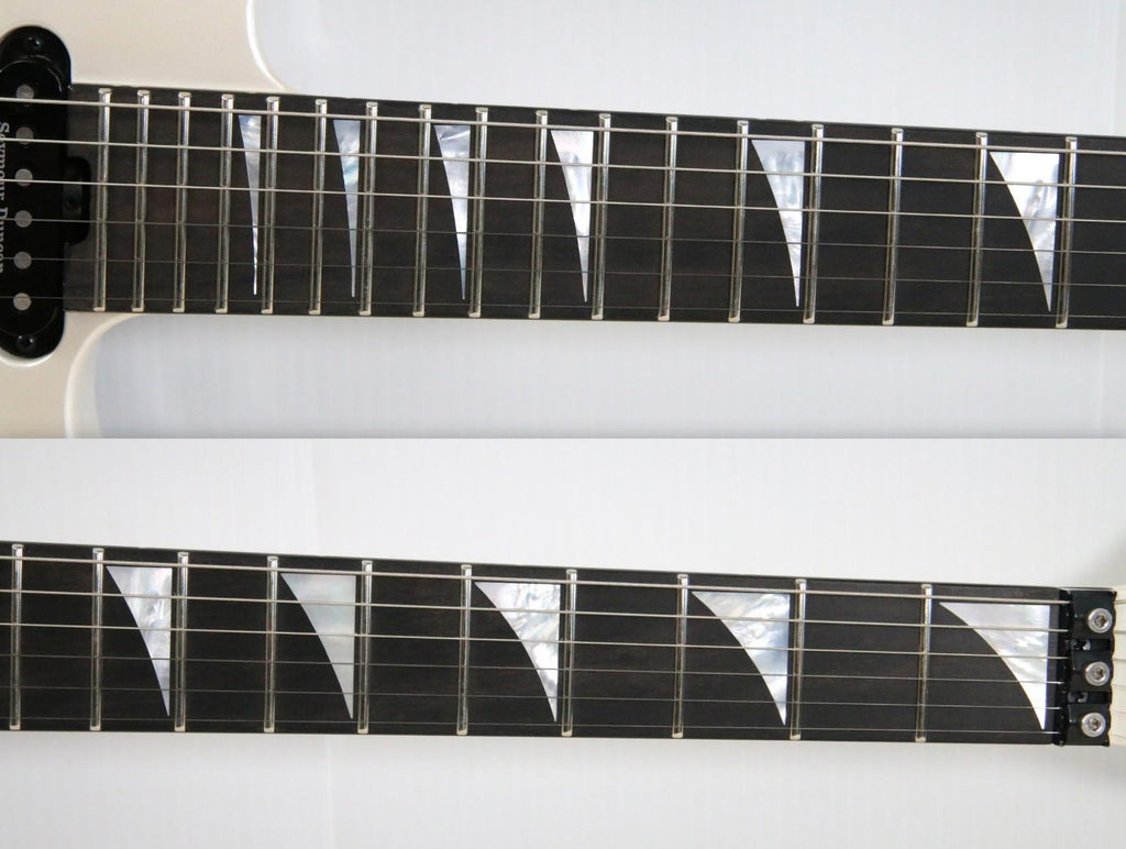 2023 Jackson American Series Soloist SL3 Platinum Pearl Ebony Electric Guitar