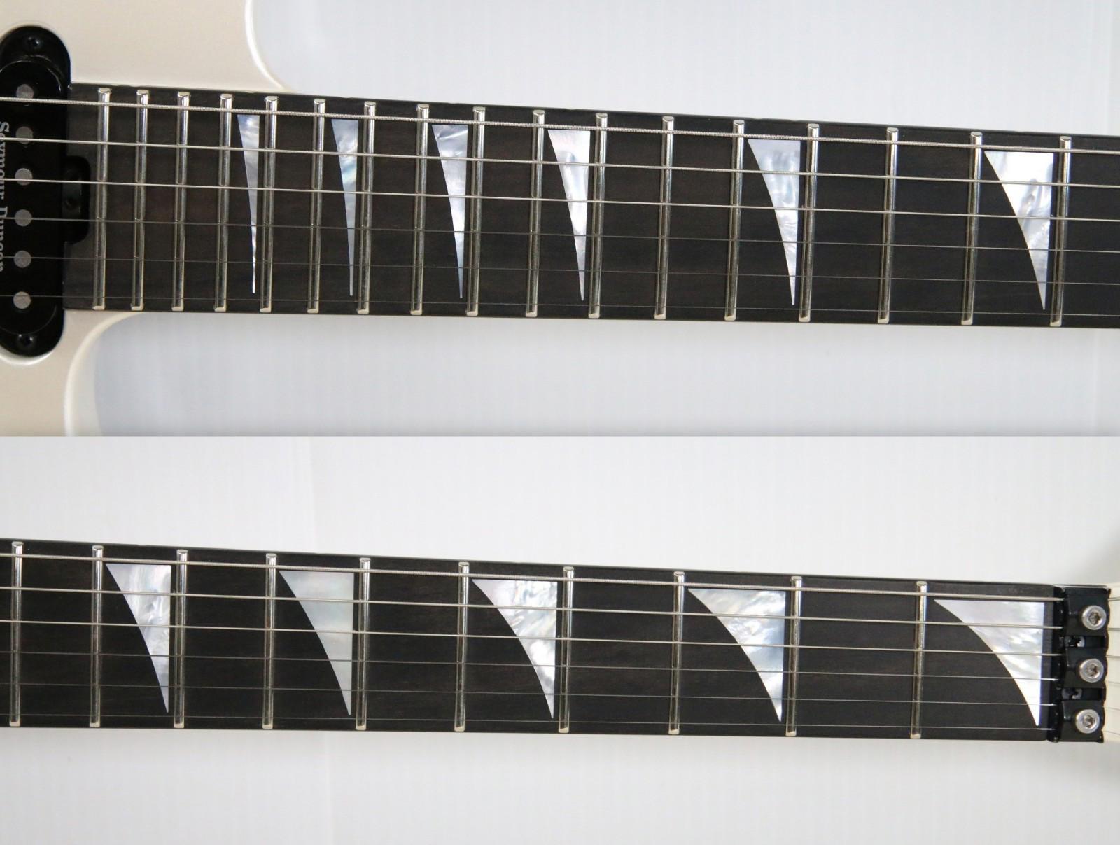 2023 Jackson American Series Soloist SL3 Platinum Pearl Ebony Electric Guitar