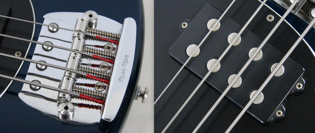 Ernie Ball Music Man Sterling Electric Bass 1996 MADE IN USA Pearl Blue Rosewood