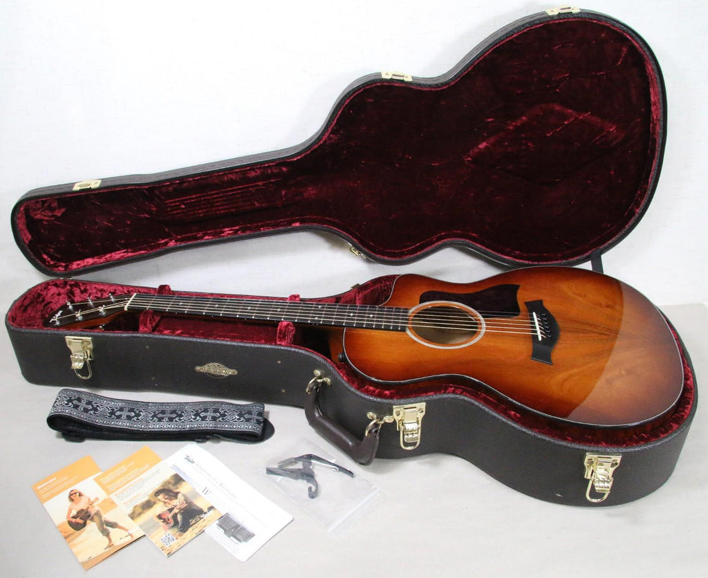 2017 Taylor 224ce-K DLX Koa Grand Auditorium Acoustic Electric Guitar w/ OHSC