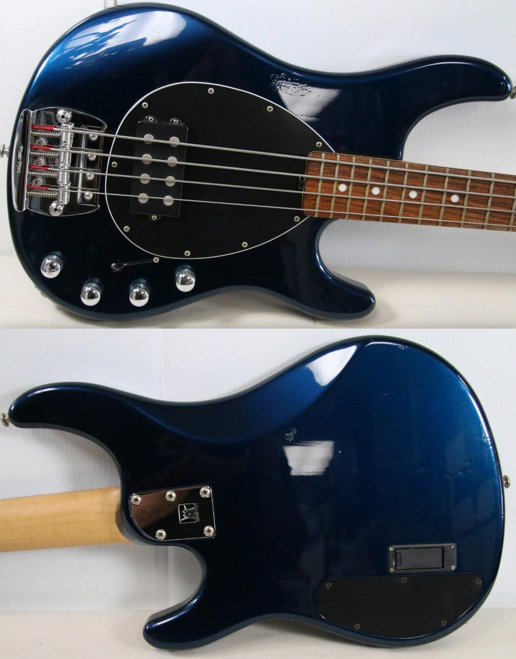 Ernie Ball Music Man Sterling Electric Bass 1996 MADE IN USA Pearl Blue Rosewood