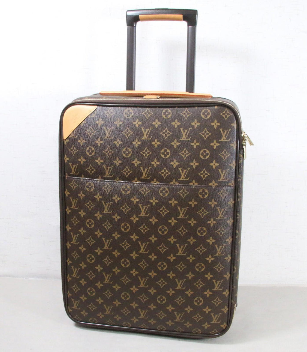 Louis Vuitton Pegase 65 Suitcase w/ Raincover/Garment Bag/Dust Cover Vintage!
