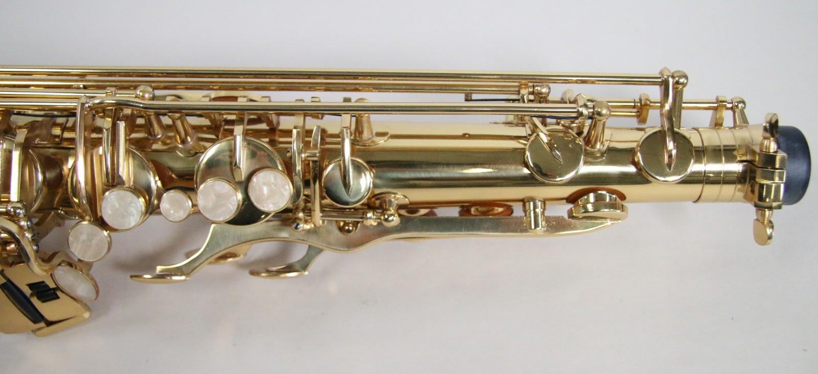 NEW Ravel Tenor Students Saxophone Brass Engraved Mother of Pearl w/Case + More