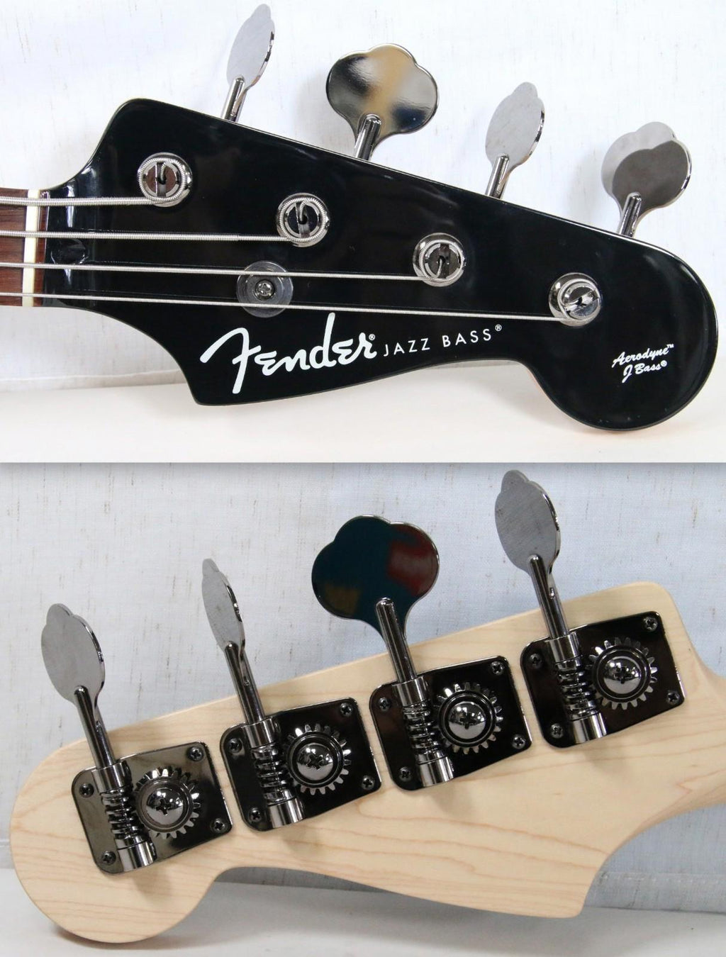 Fender Aerodyne Jazz Bass 2018 Made in Japan Black 4-String Electric Bass NICE!