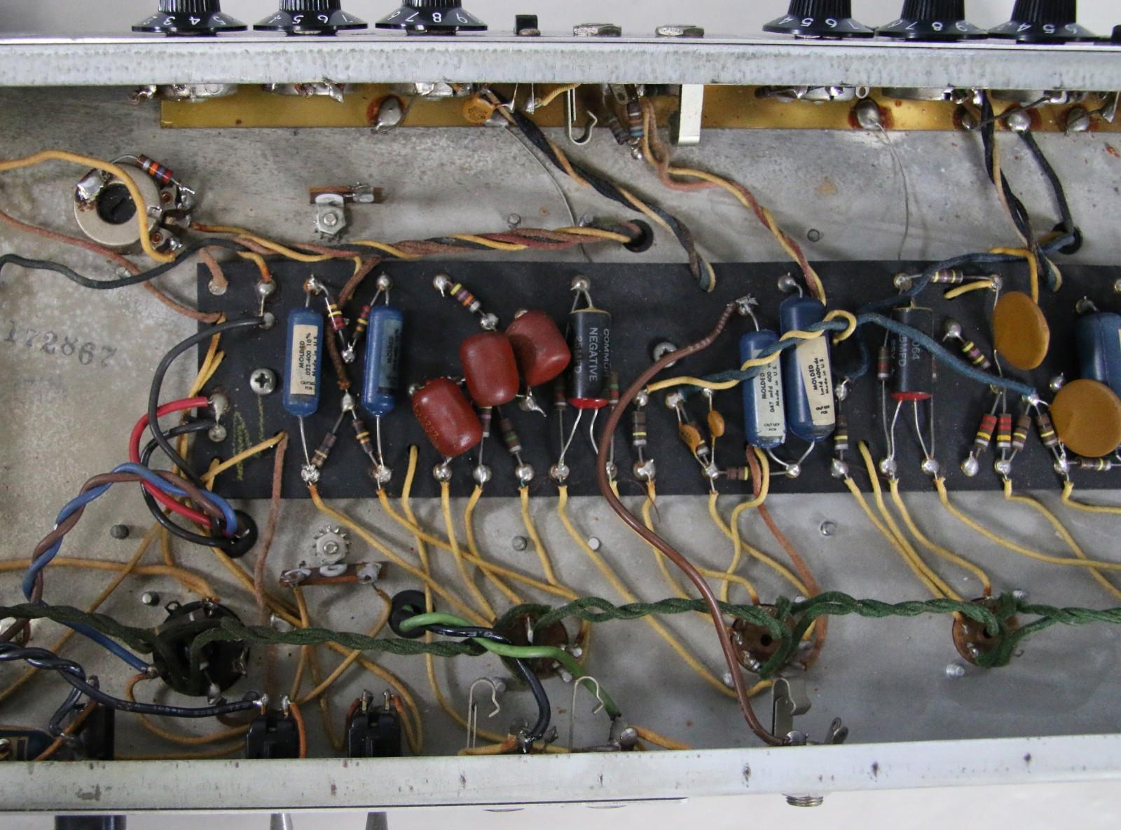 1967 Fender Bassman Black Face Panel Vintage Tube Amp Head AB165 USA WORKING