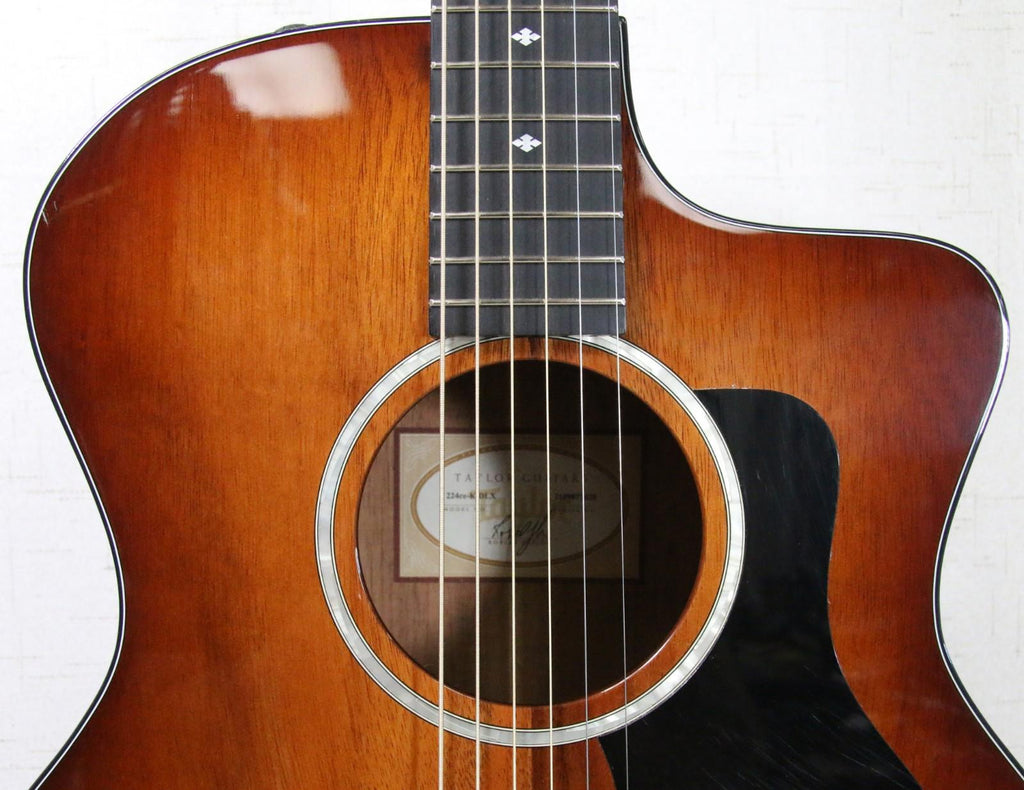 2017 Taylor 224ce-K DLX Koa Grand Auditorium Acoustic Electric Guitar w/ OHSC