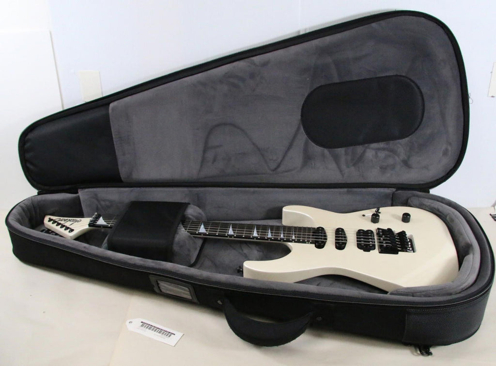2023 Jackson American Series Soloist SL3 Platinum Pearl Ebony Electric Guitar