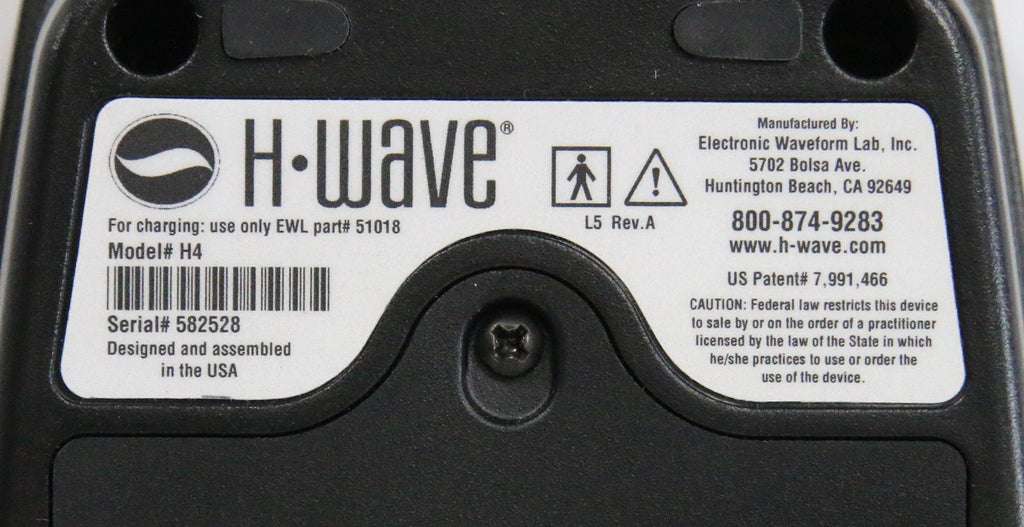 H-Wave H4 Electrotherapy Recovery Device Kit