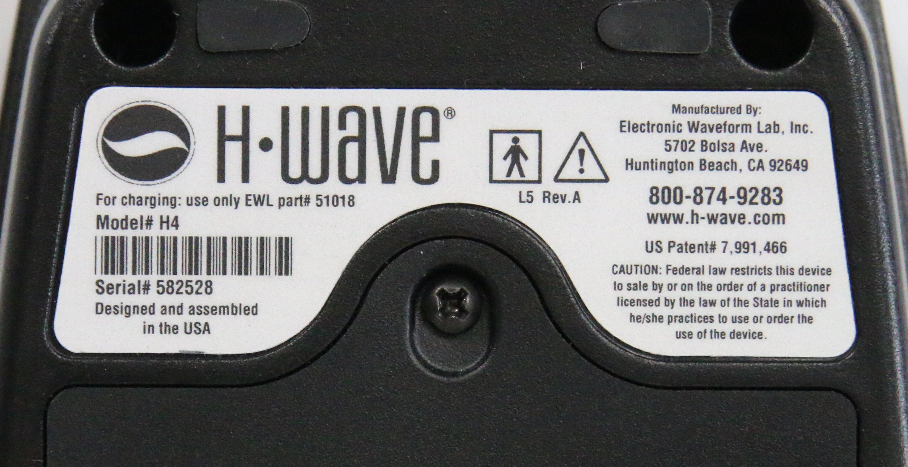 H-Wave H4 Electrotherapy Recovery Device Kit