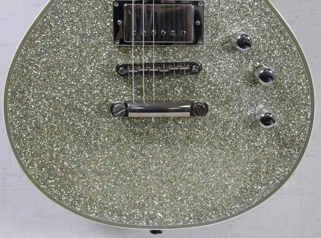 ESP Eclipse 2012 Standard Series Silver Sparkle MIJ Electric Guitar w/OHSC NICE!