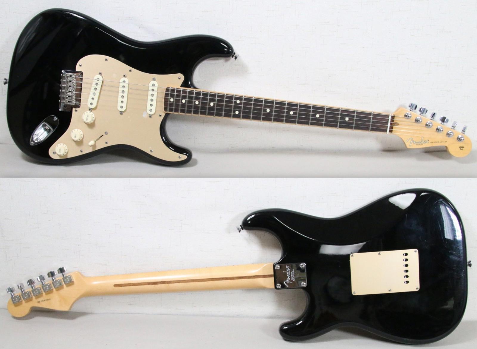 2017 Fender American Stratocaster Black Channel Bound Electric Guitar W/ Case!