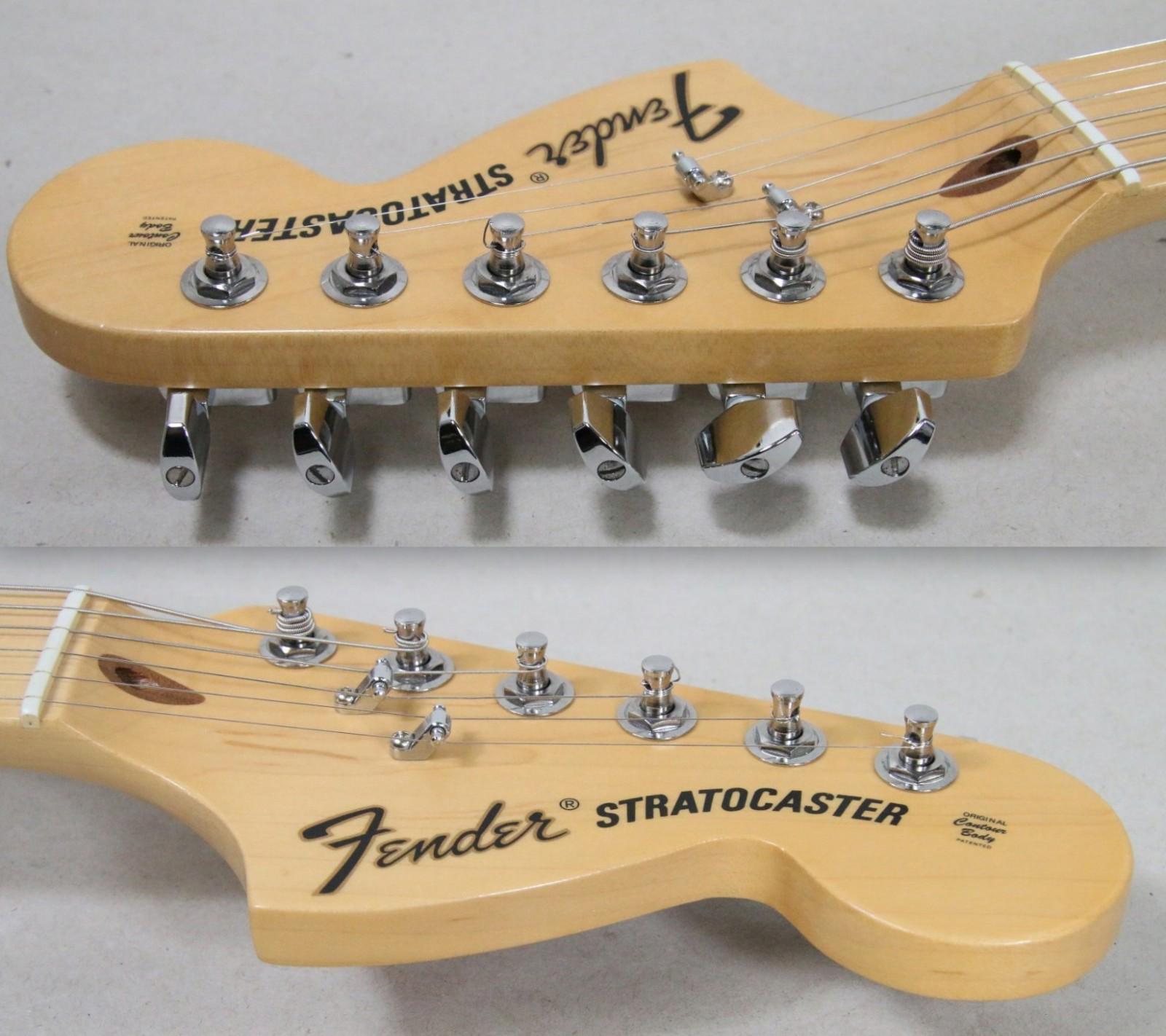 2015 Fender American Special Stratocaster HSS Black Maple 6 String Guitar USA