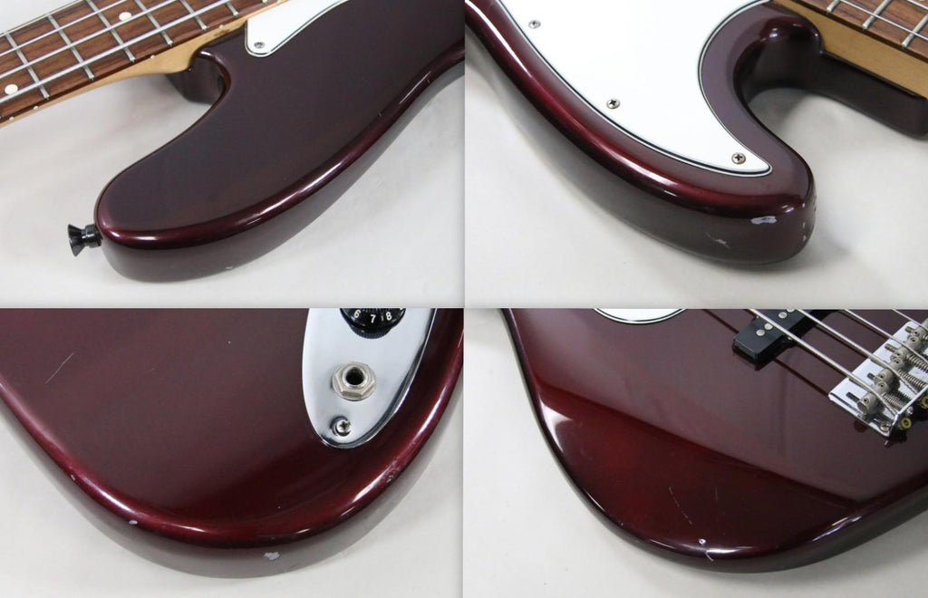 Fender Standard Jazz Bass MIM 1998-2008 4-String Bass Guitar Midnight Wine