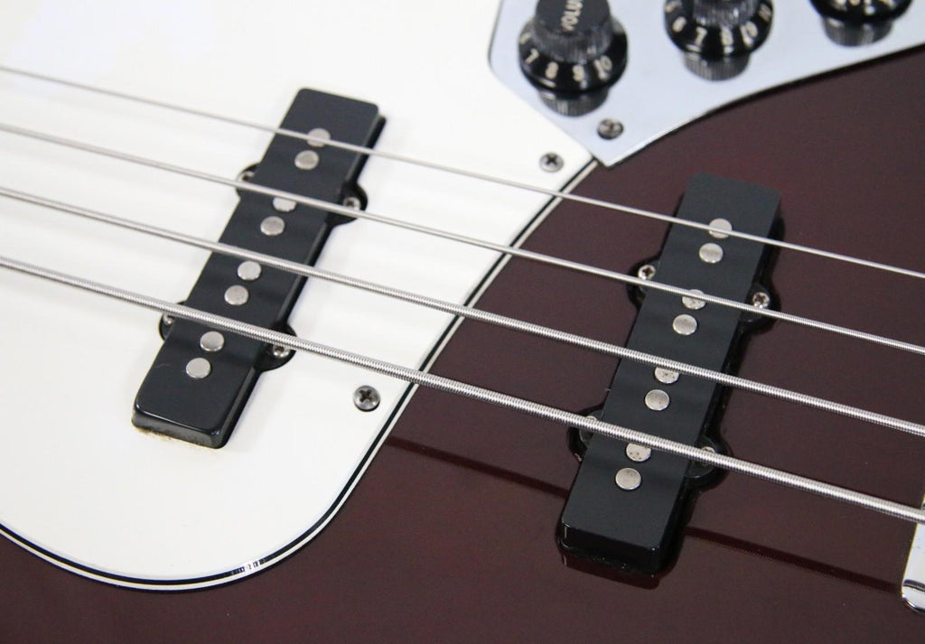 Fender Standard Jazz Bass MIM 1998-2008 4-String Bass Guitar Midnight Wine