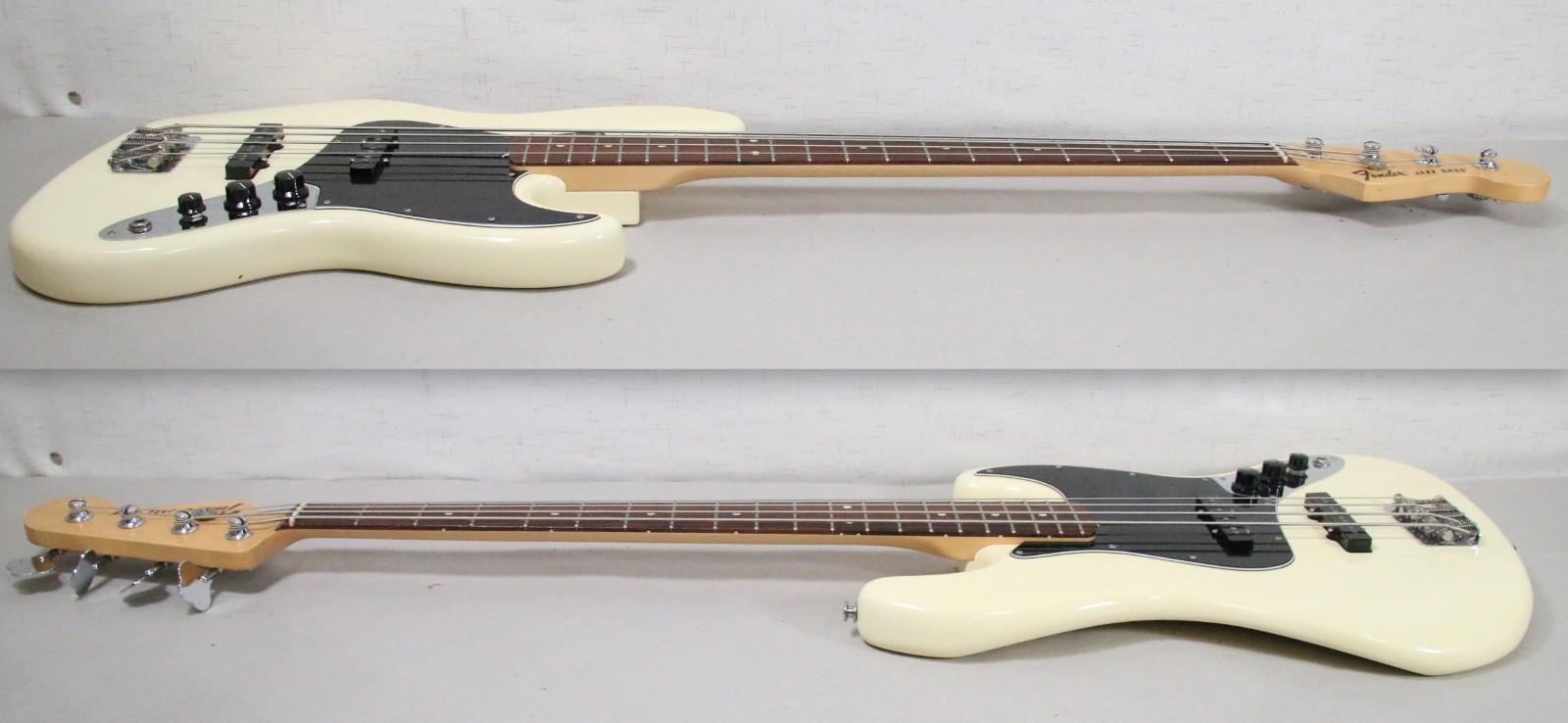 2012 Fender American Special Jazz Bass USA 4 String Olympic White w/ Hard Case