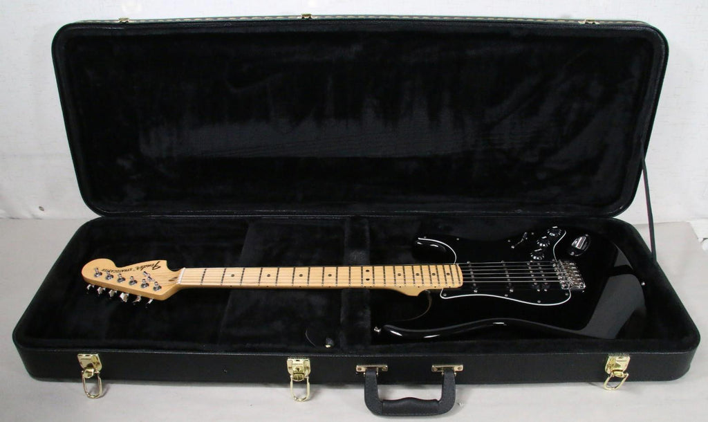 2015 Fender American Special Stratocaster HSS Black Maple 6 String Guitar USA