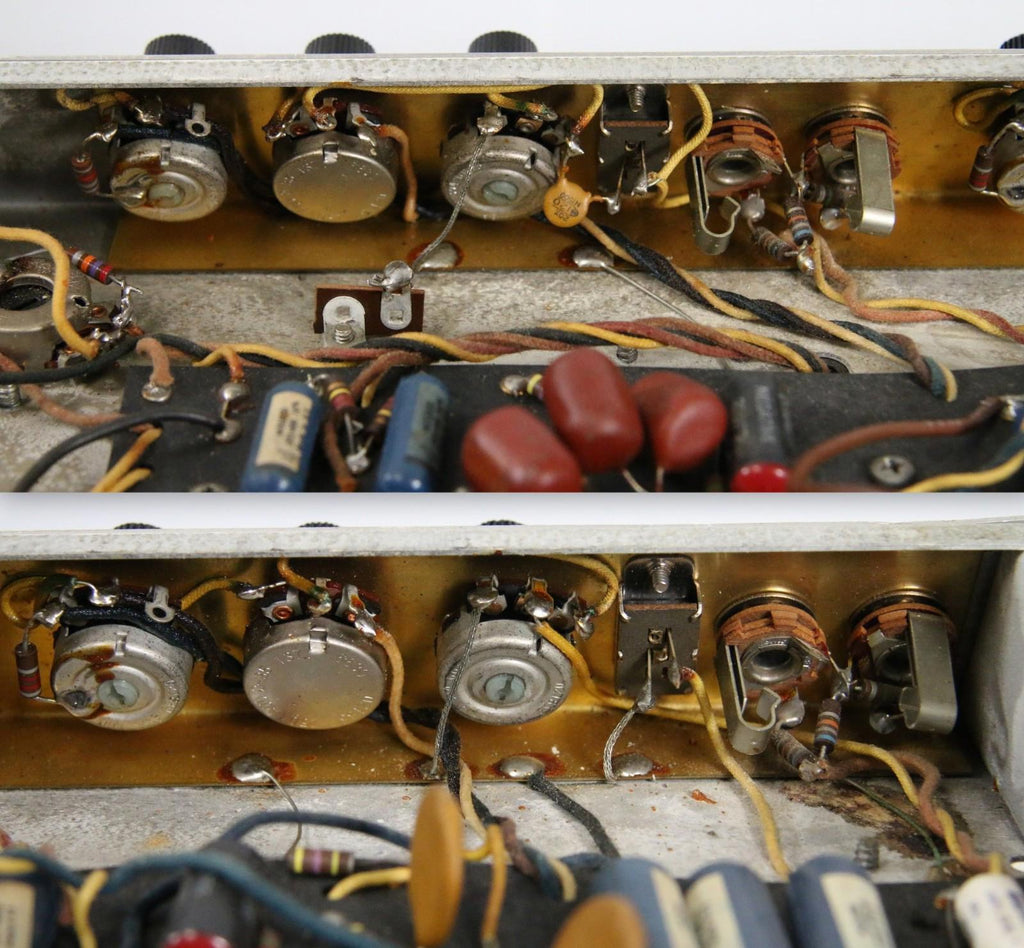 1967 Fender Bassman Black Face Panel Vintage Tube Amp Head AB165 USA WORKING