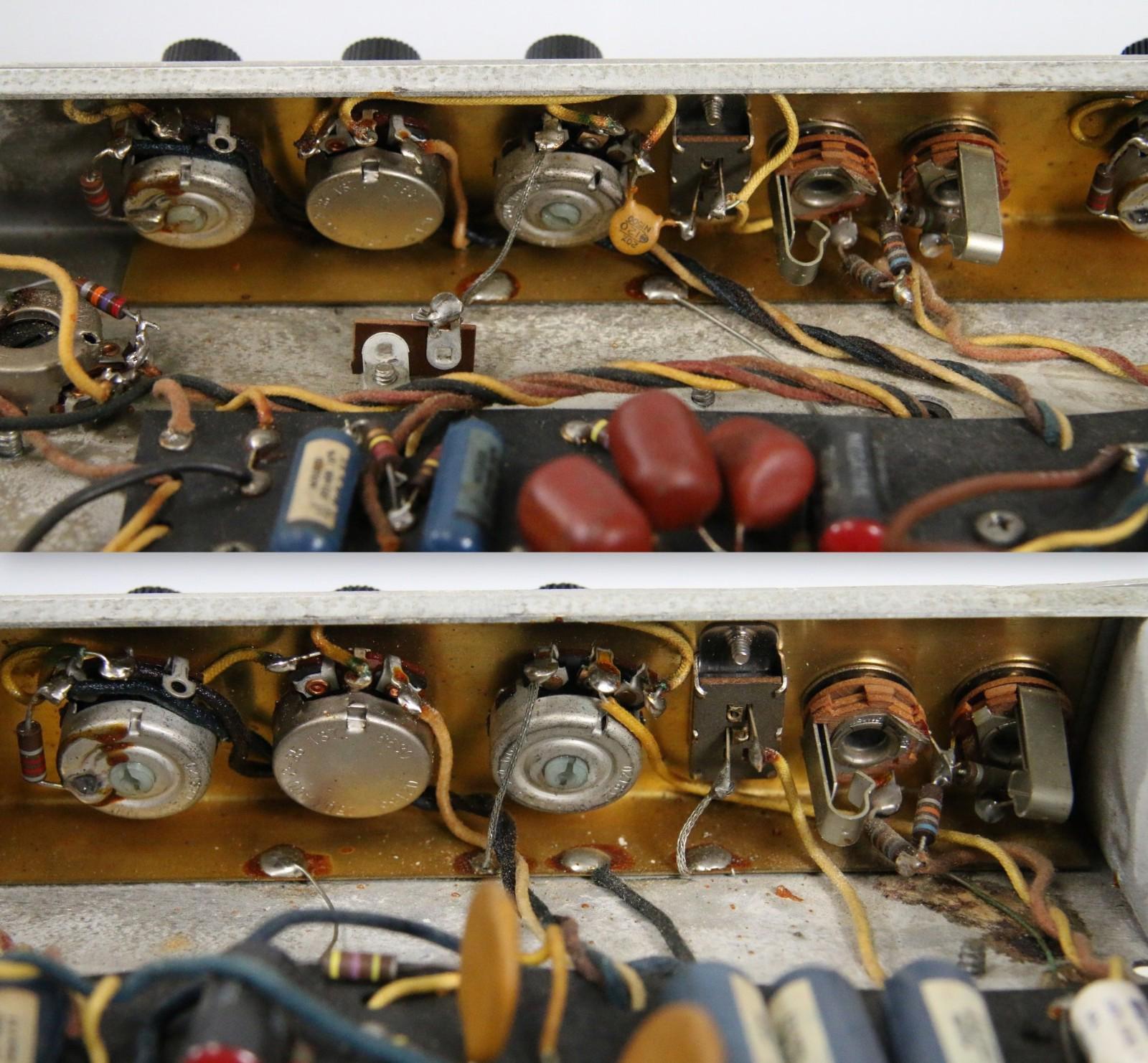 1967 Fender Bassman Black Face Panel Vintage Tube Amp Head AB165 USA WORKING