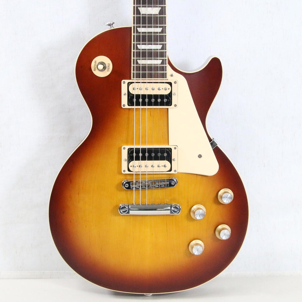2023 Gibson Les Paul Traditional Pro V Satin Iced Tea Electric Guitar w/Case WOW