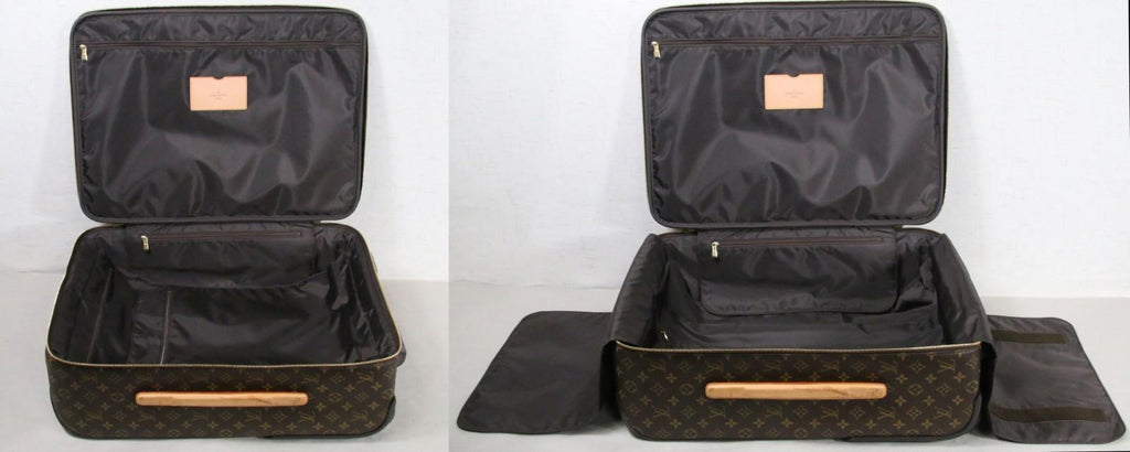 Louis Vuitton Pegase 65 Suitcase w/ Raincover/Garment Bag/Dust Cover Vintage!