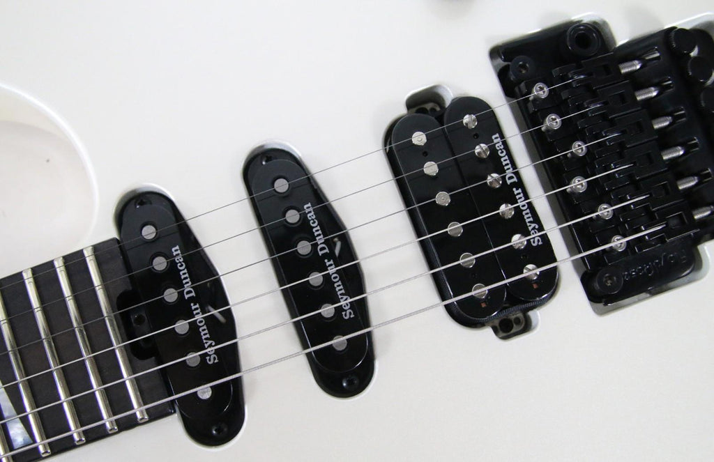 2023 Jackson American Series Soloist SL3 Platinum Pearl Ebony Electric Guitar