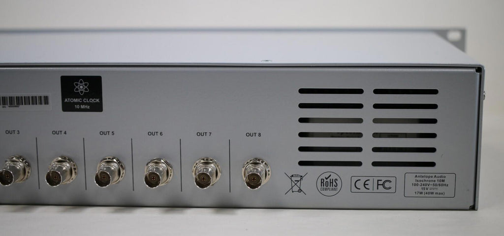 RARE Antelope Audio Isochrone 10M Rubidium Atomic Clock 10Mhz 8 Out Ultra Stable