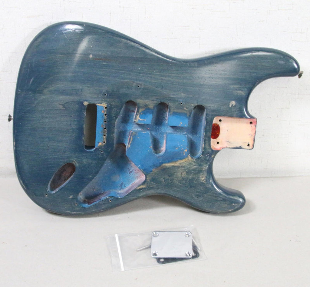 Fender Squier 80's SSS Routed Stratocaster Solid Wood Guitar Body READ DESCRIPT