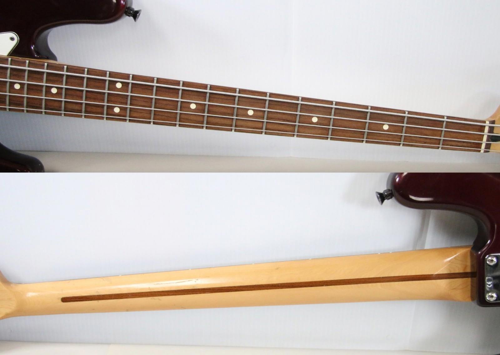 Fender Standard Jazz Bass MIM 1998-2008 4-String Bass Guitar Midnight Wine