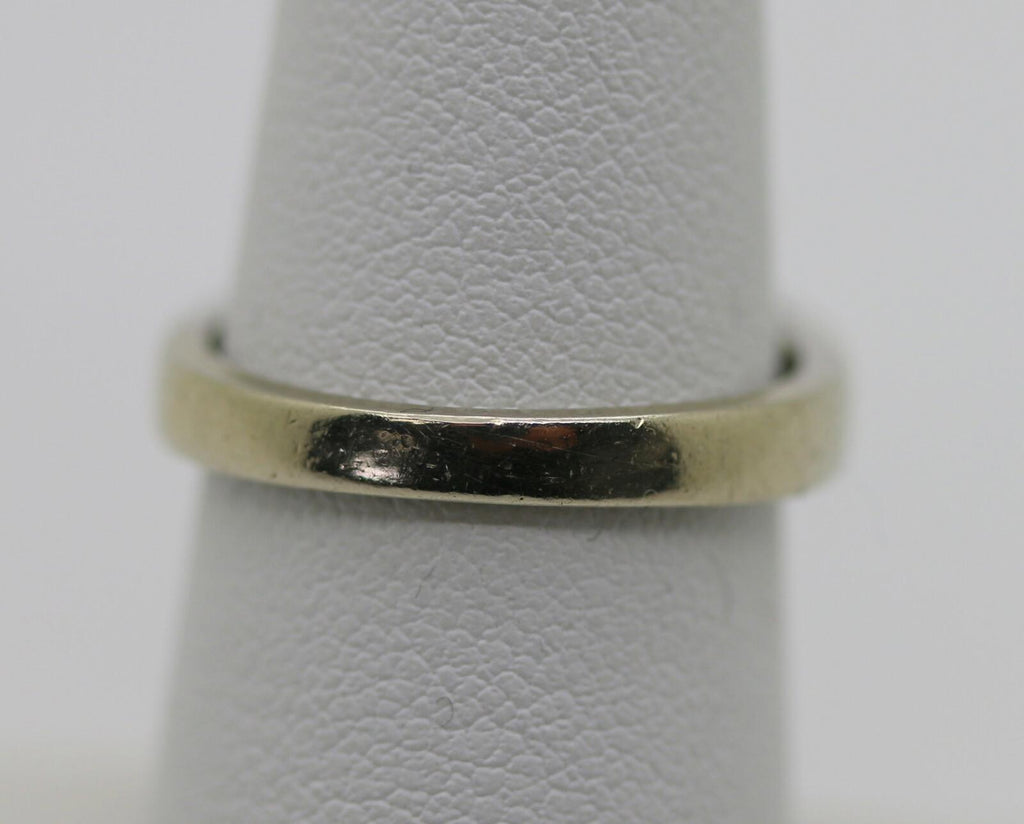 Fantasy Diamond Corp. (Pat.6591633) 14K White Gold 9 Diamonds Ring (Size 7) NICE