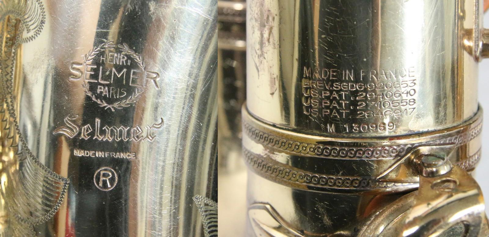 1966 Selmer Mark VI Tenor Medium Bow Saxophone France Original MUST SEE!