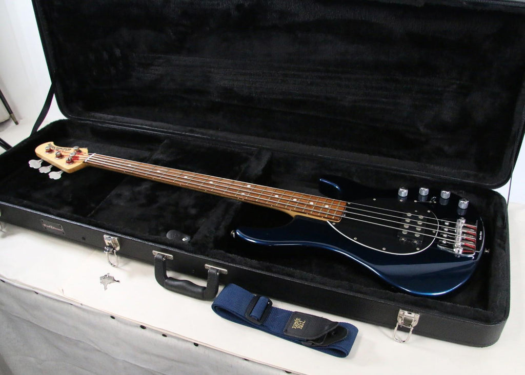 Ernie Ball Music Man Sterling Electric Bass 1996 MADE IN USA Pearl Blue Rosewood
