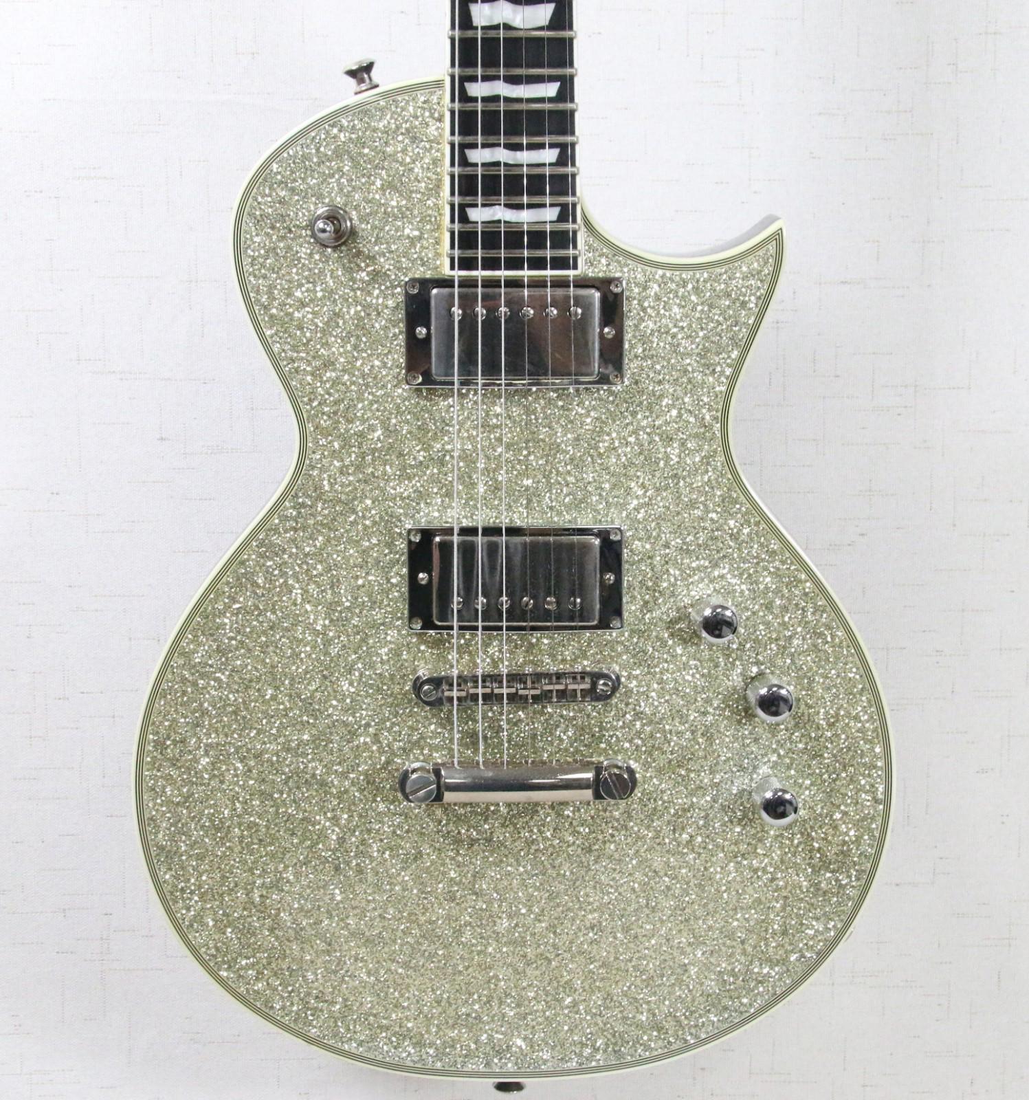 ESP Eclipse 2012 Standard Series Silver Sparkle MIJ Electric Guitar w/OHSC NICE!