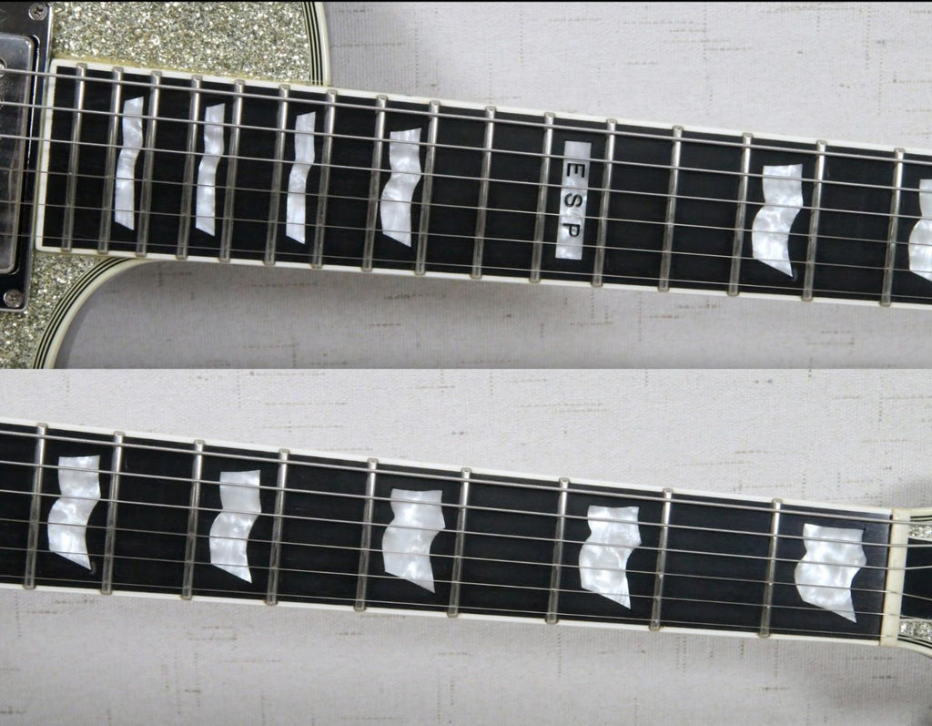 ESP Eclipse 2012 Standard Series Silver Sparkle MIJ Electric Guitar w/OHSC NICE!