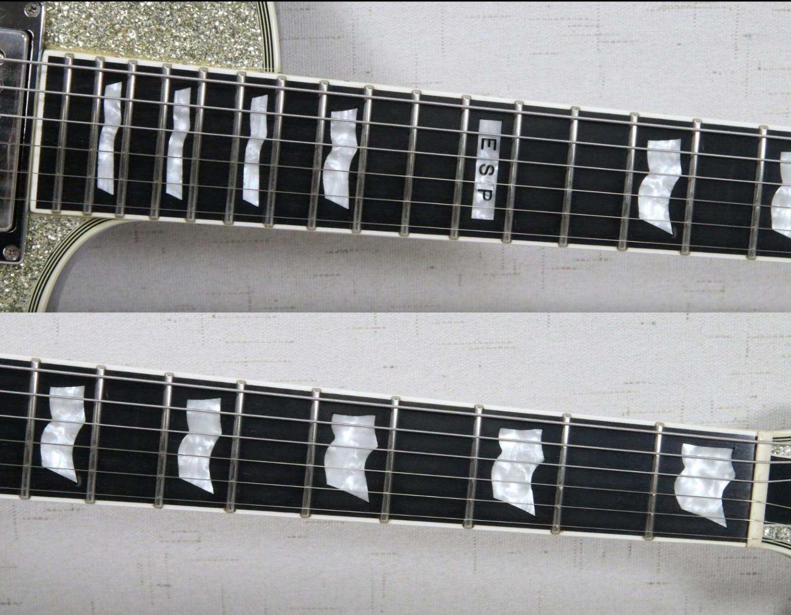 ESP Eclipse 2012 Standard Series Silver Sparkle MIJ Electric Guitar w/OHSC NICE!