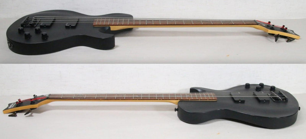 2010 Schecter Diamond Series Damien Solo-4 Satin Black Bat Inlays Electric Bass