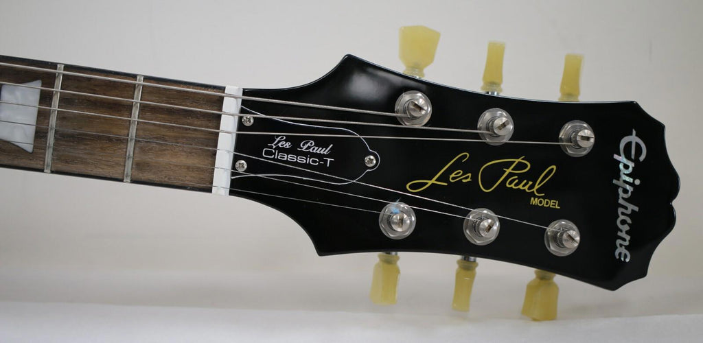 Epiphone Les Paul Classic-T Electric Guitar w/ Min-Etune Midnight Ebony 2014
