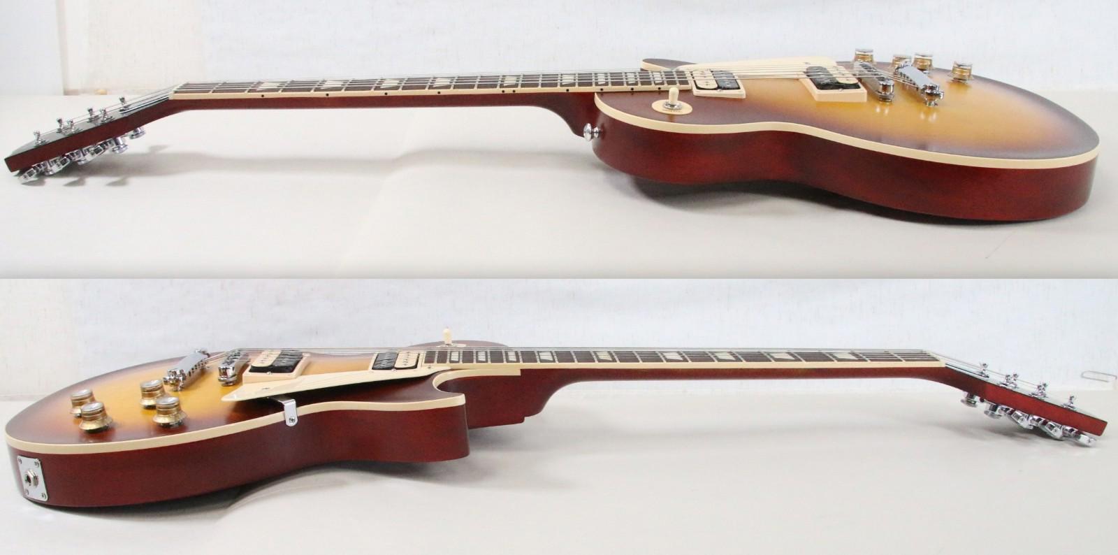 2023 Gibson Les Paul Traditional Pro V Satin Iced Tea Electric Guitar w/Case WOW