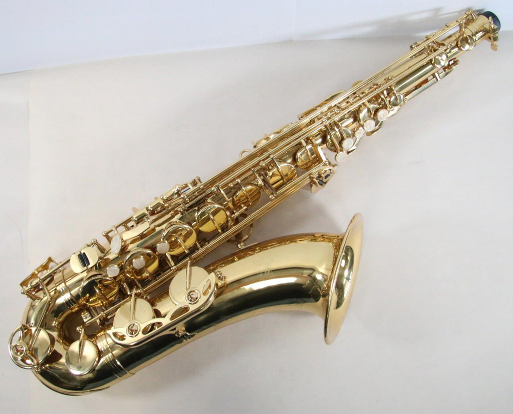 NEW Ravel Tenor Students Saxophone Brass Engraved Mother of Pearl w/Case + More