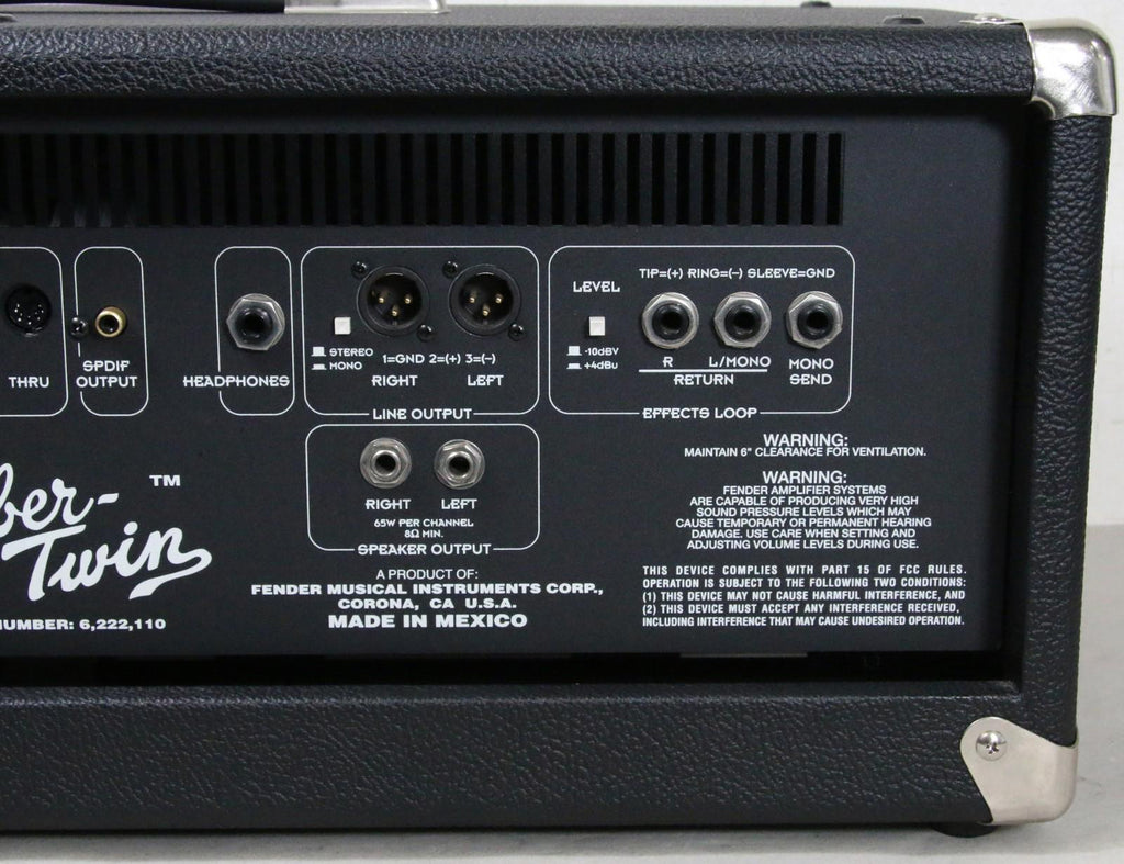 Fender Cyber Twin PR 393 Tube Guitar Preamp Head W/Cover Excellent Condition!