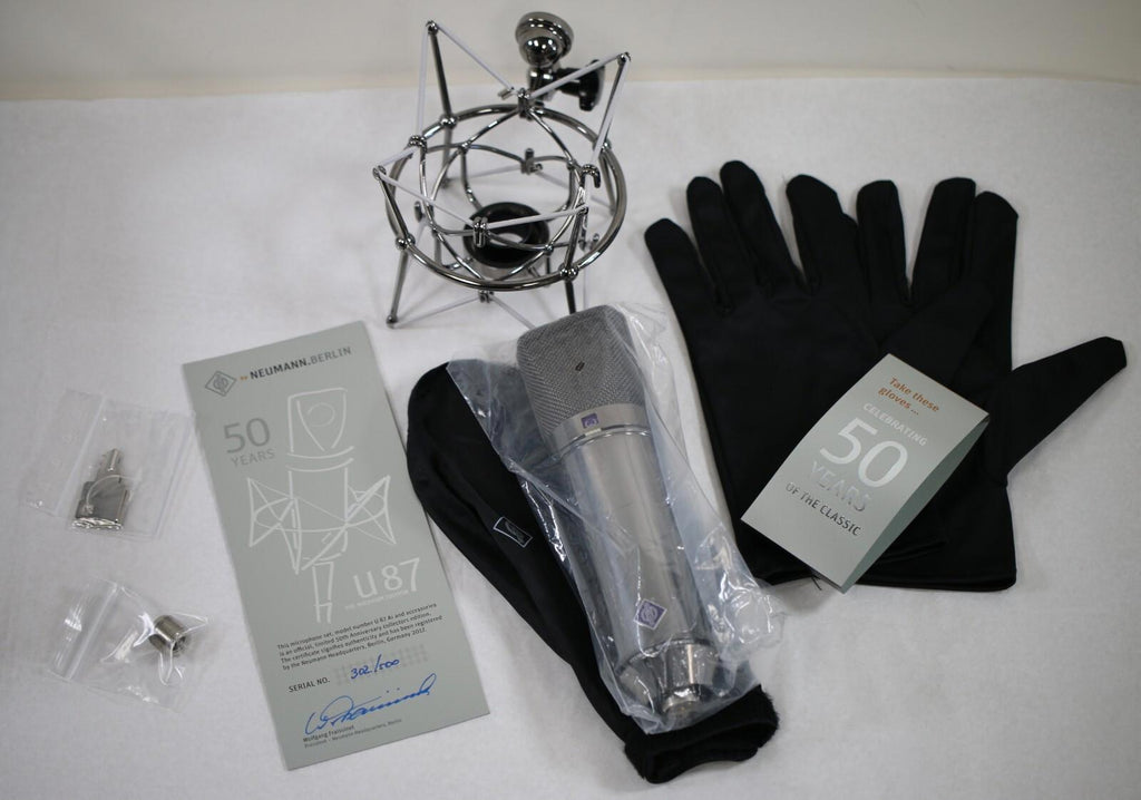 RARE Neumann U87ai Rhodium Edition Set Limited Edition of 500 - NEW - Must See!