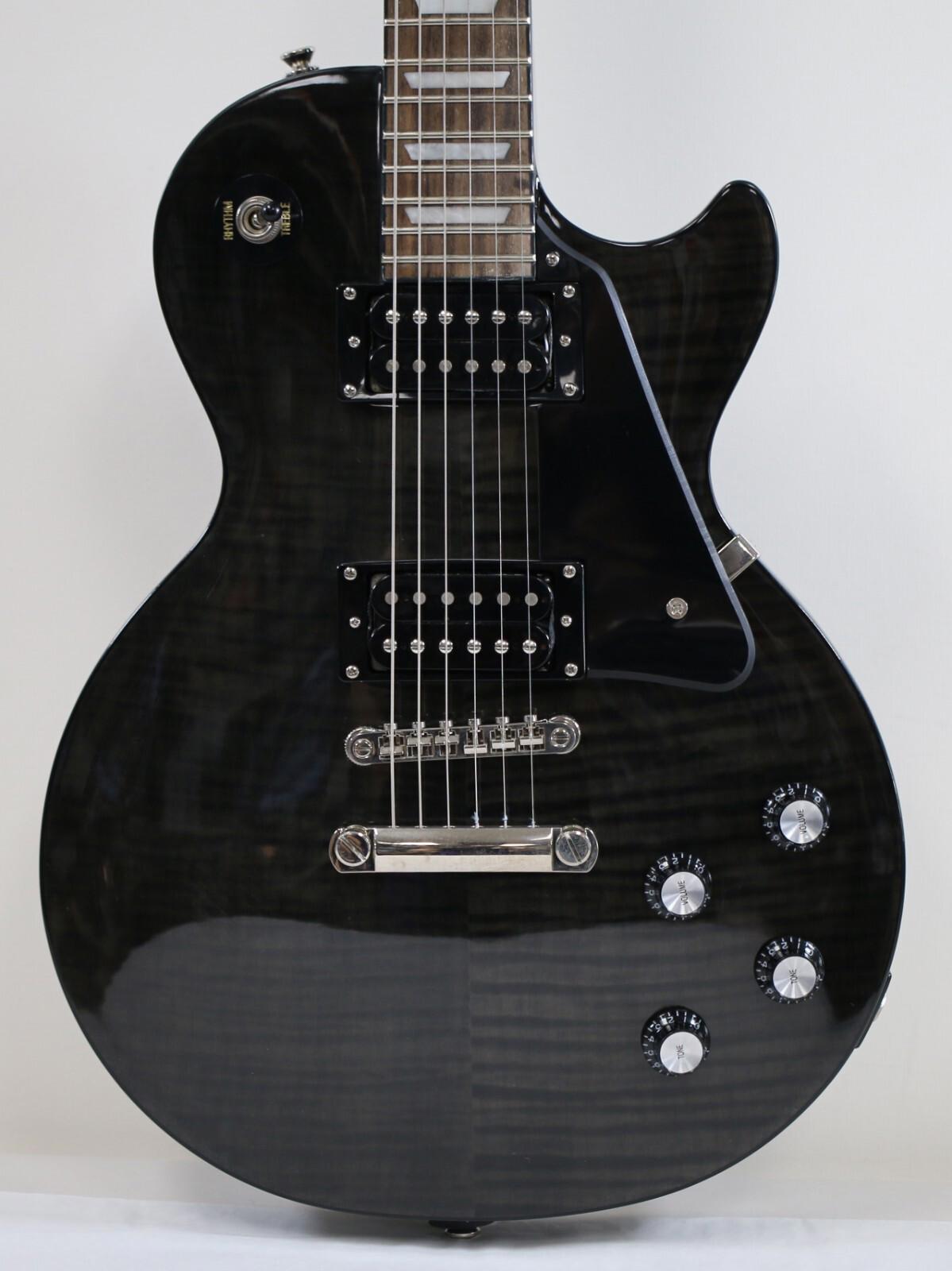 Epiphone Les Paul Classic-T Electric Guitar w/ Min-Etune Midnight Ebony 2014