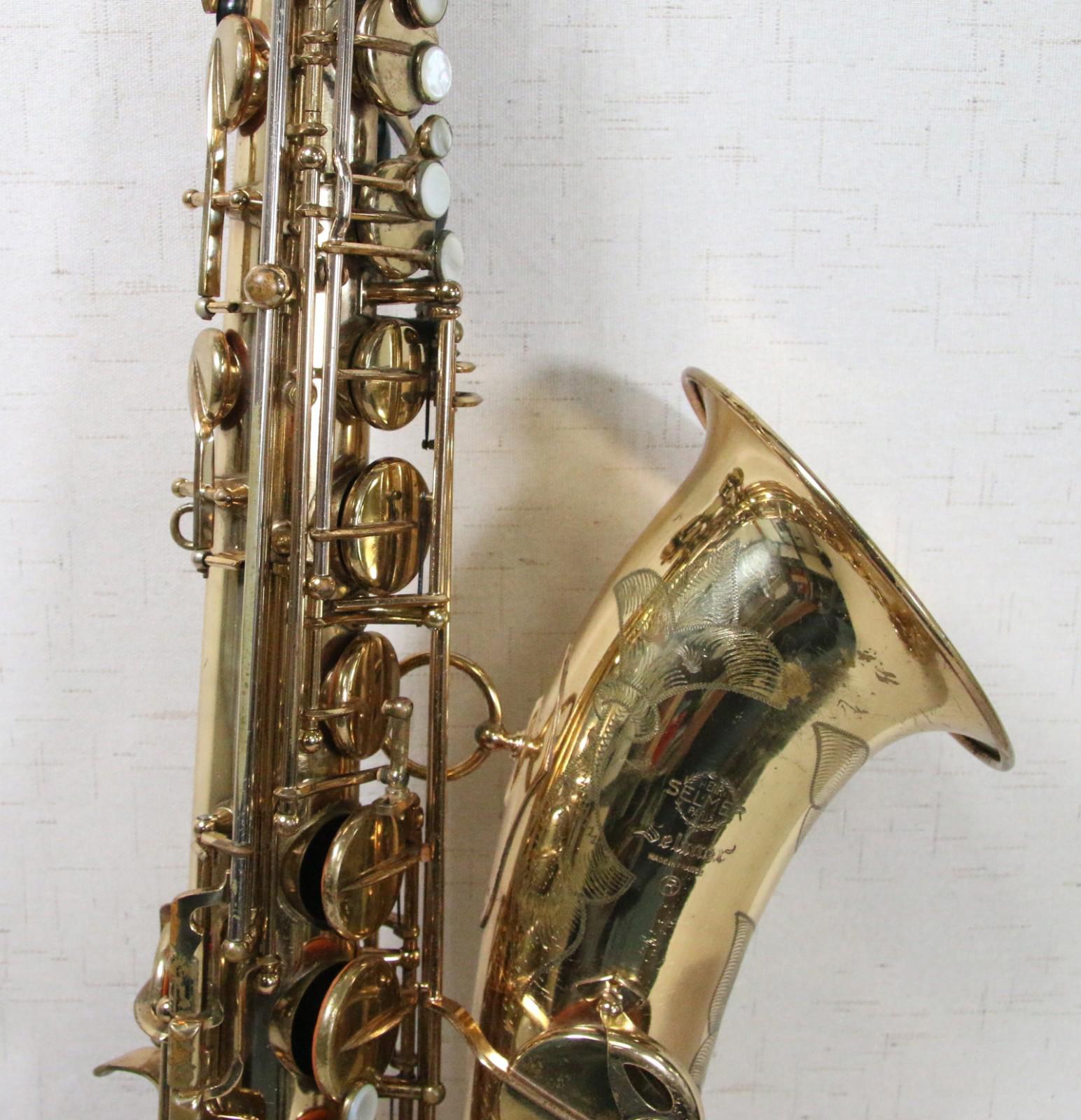 1966 Selmer Mark VI Tenor Medium Bow Saxophone France Original MUST SEE!