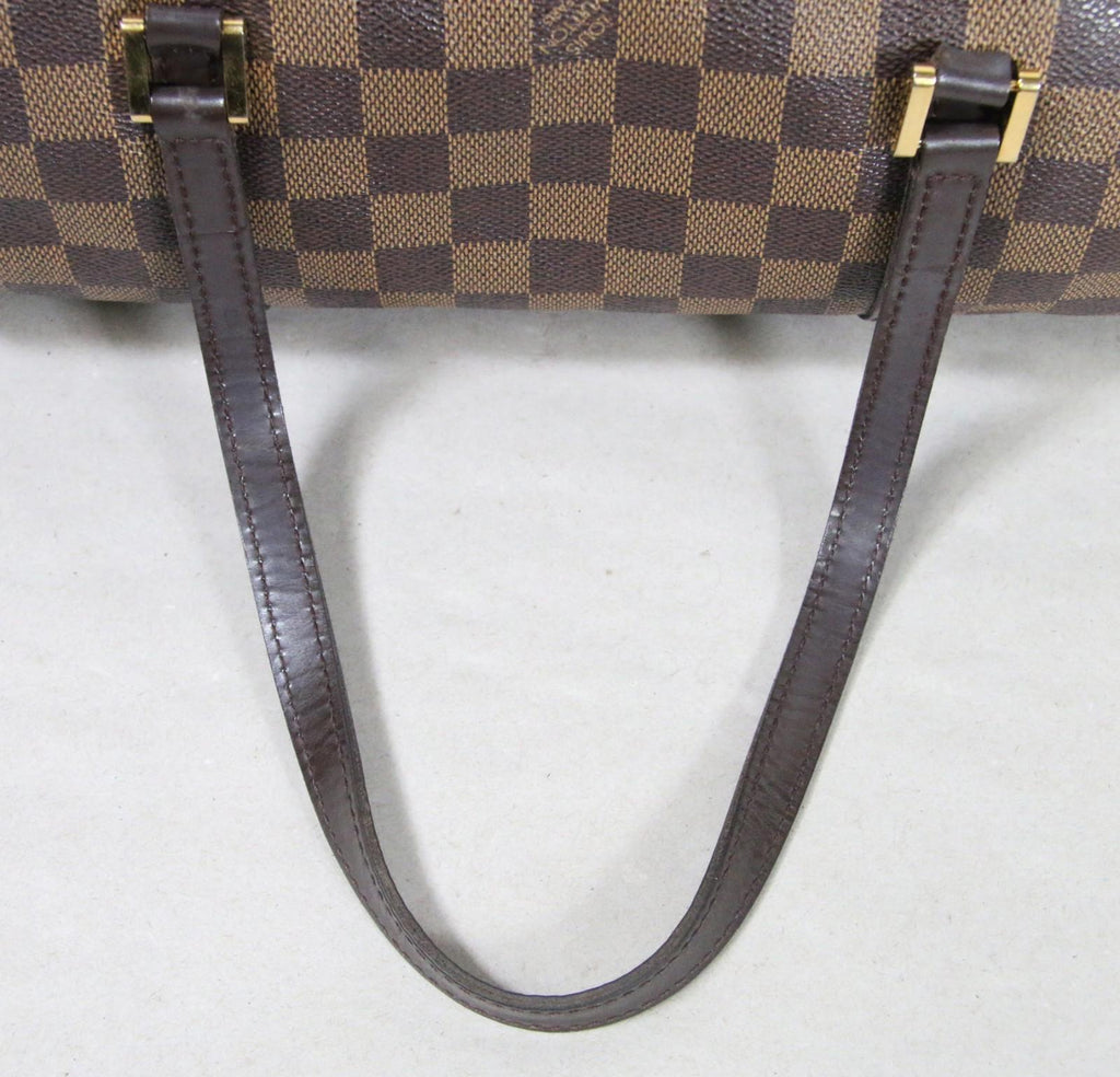Louis Vuitton Papillion 30 Damier Ebene Canvas Handbag Vintage Authentic - Clean
