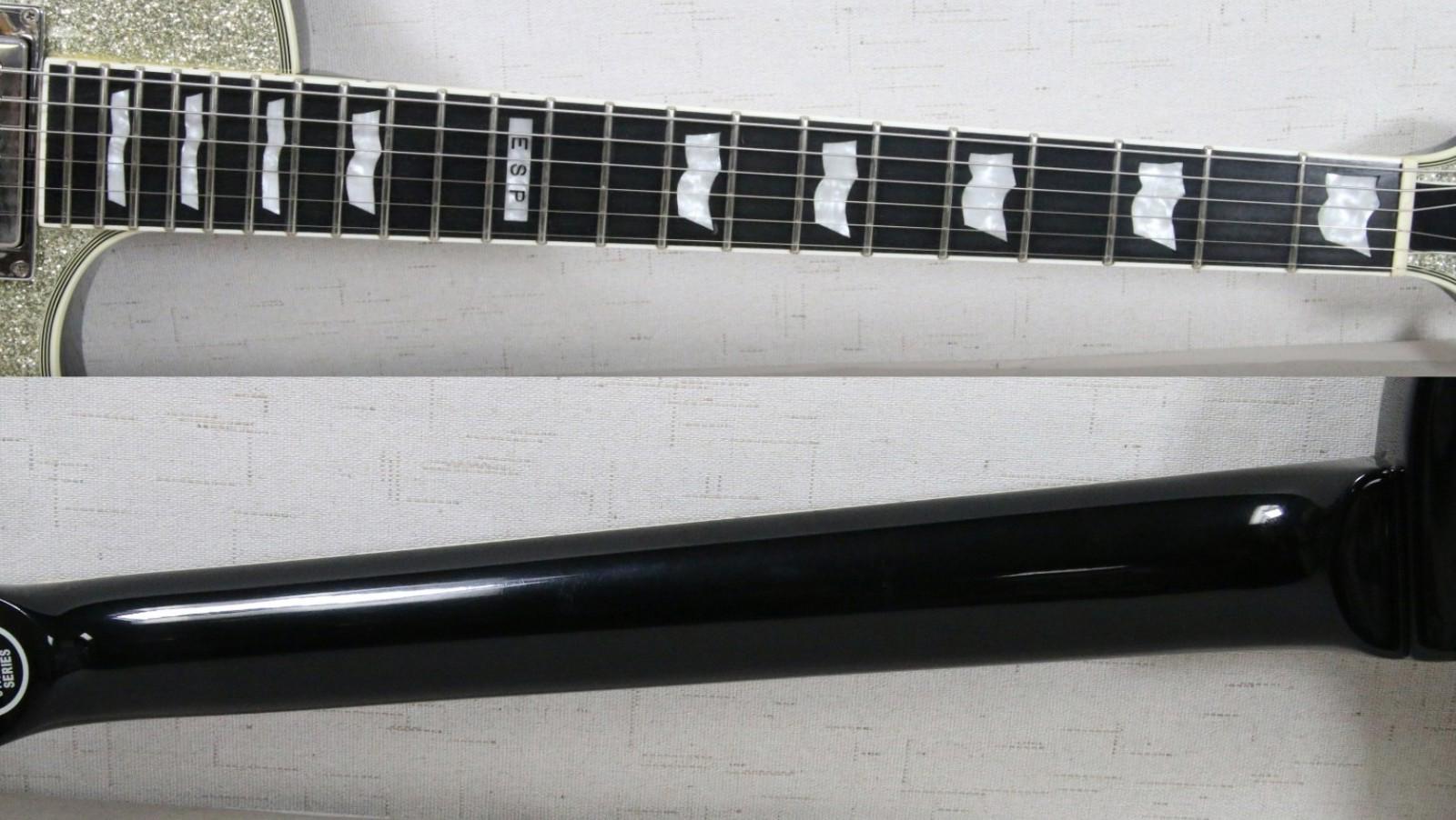 ESP Eclipse 2012 Standard Series Silver Sparkle MIJ Electric Guitar w/OHSC NICE!