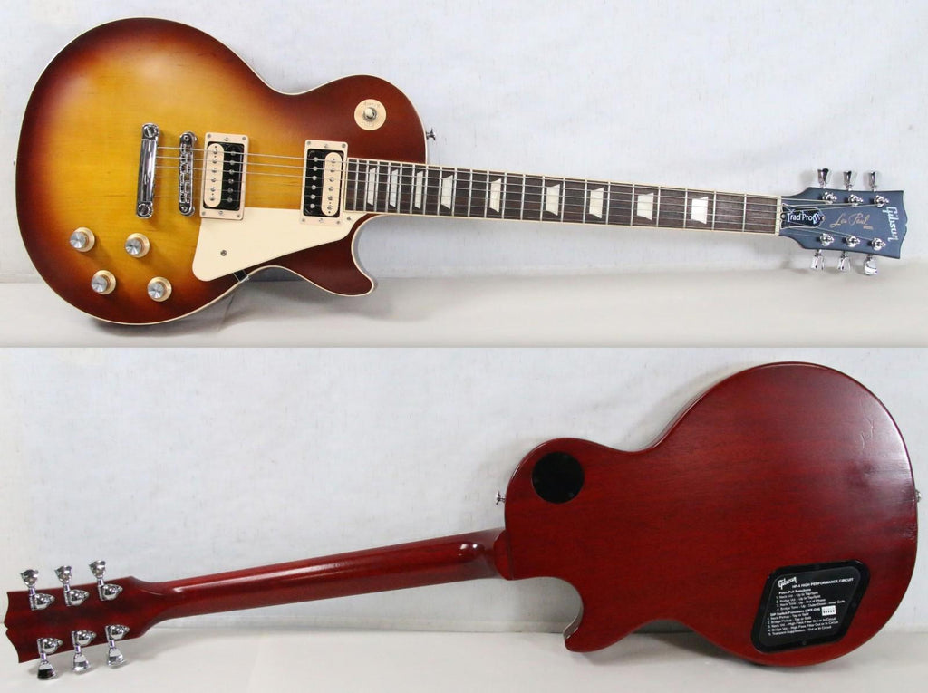 2023 Gibson Les Paul Traditional Pro V Satin Iced Tea Electric Guitar w/Case WOW