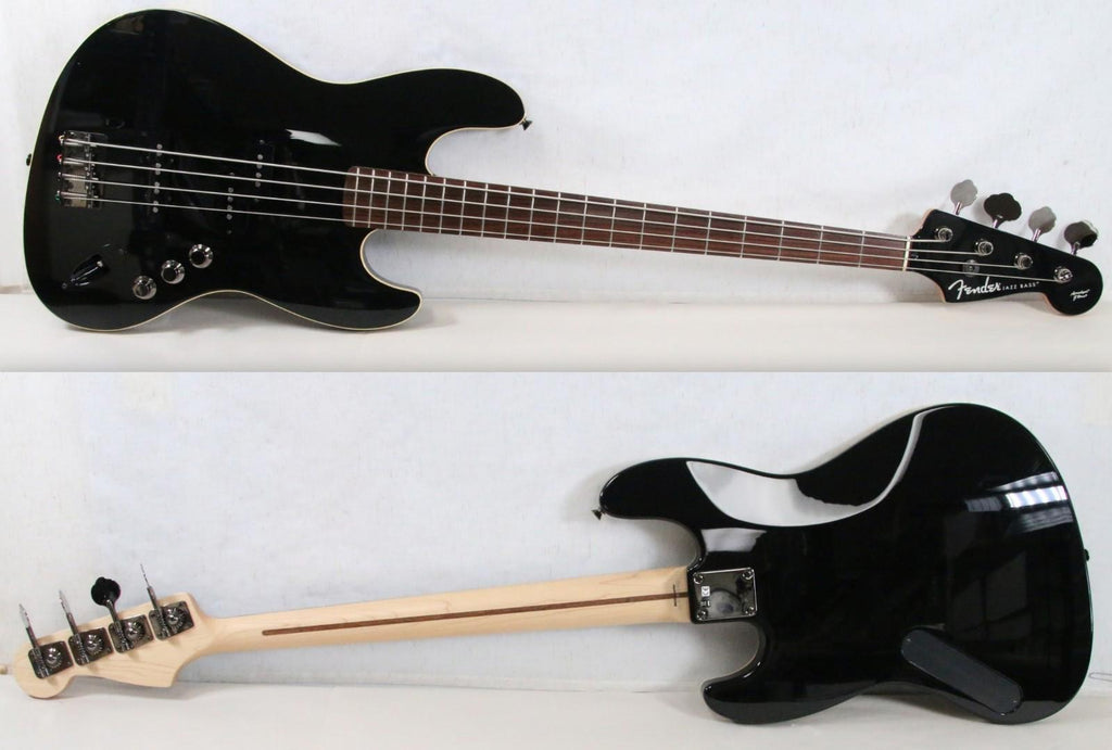 Fender Aerodyne Jazz Bass 2018 Made in Japan Black 4-String Electric Bass NICE!