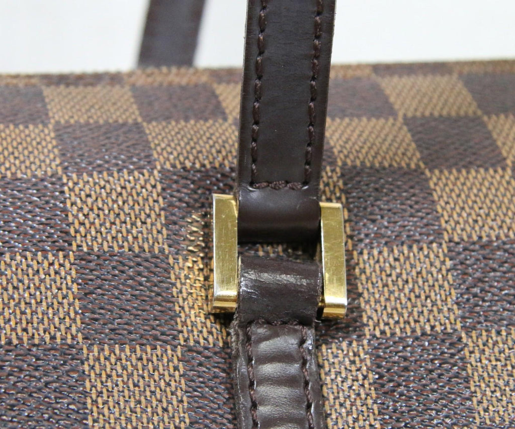 Louis Vuitton Papillion 30 Damier Ebene Canvas Handbag Vintage Authentic - Clean
