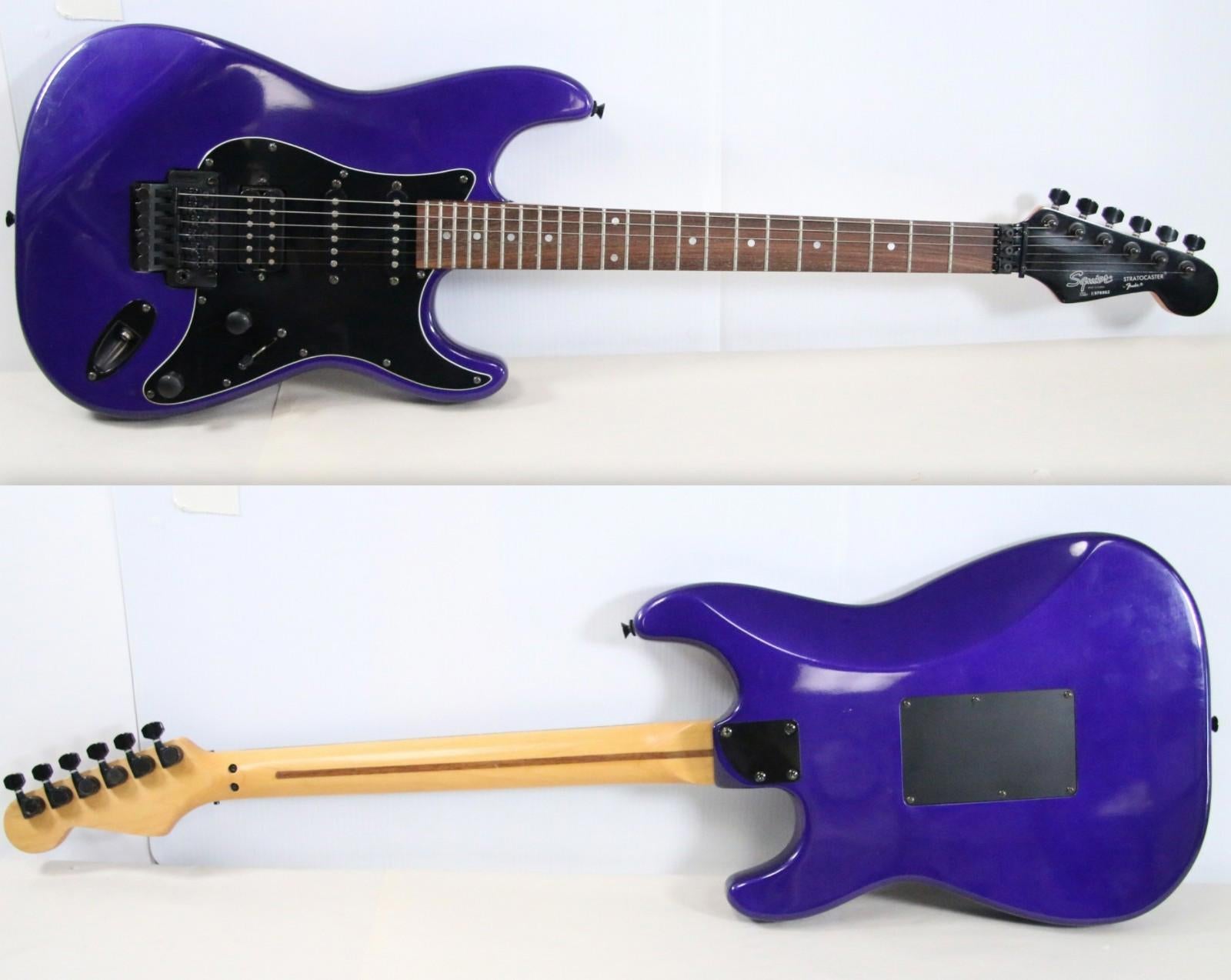 **MUST SEE** 1989 Fender Squier Floyd Rose Korea Stratocaster Metallic Purple