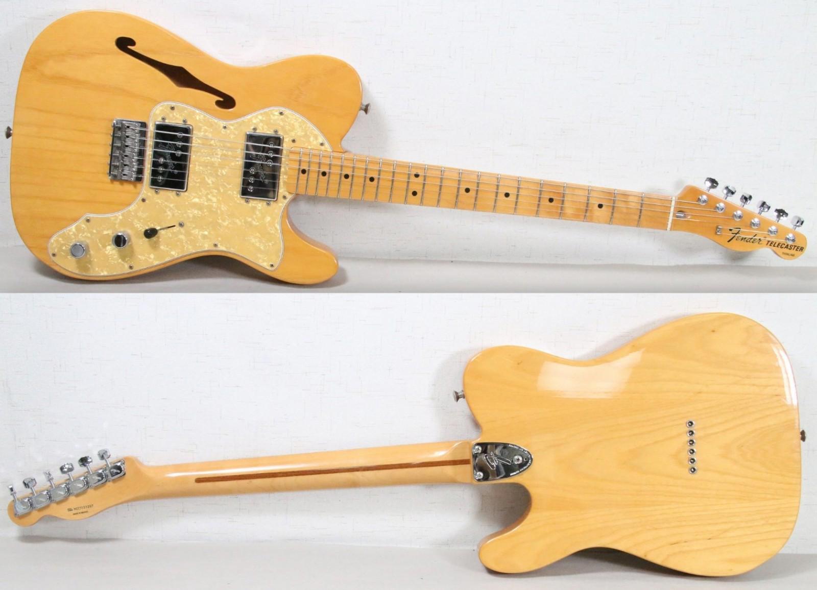 Fender Telecaster Classic '72 Series Thinline MIM 2005 Natural/Gold - Excellent!