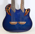 Ovation Celebrity CSE225 Double Neck Blue Burst Acoustic Electric Guitar Korea